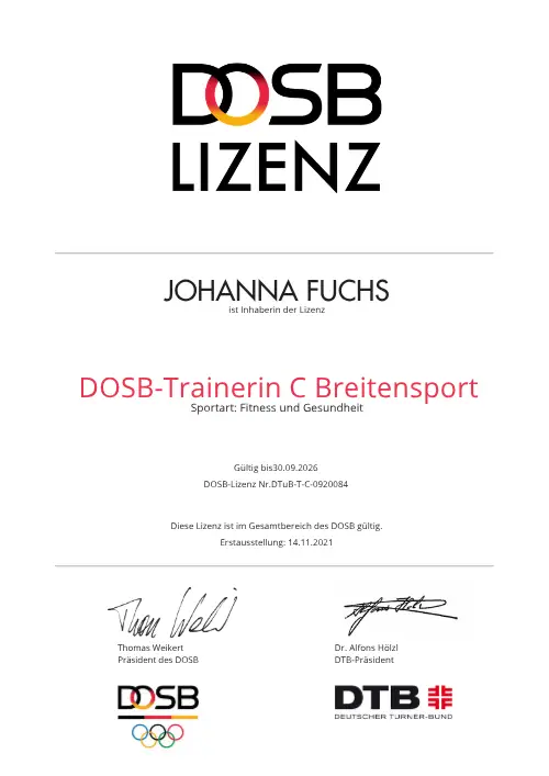 Trainerin C Breitensport
