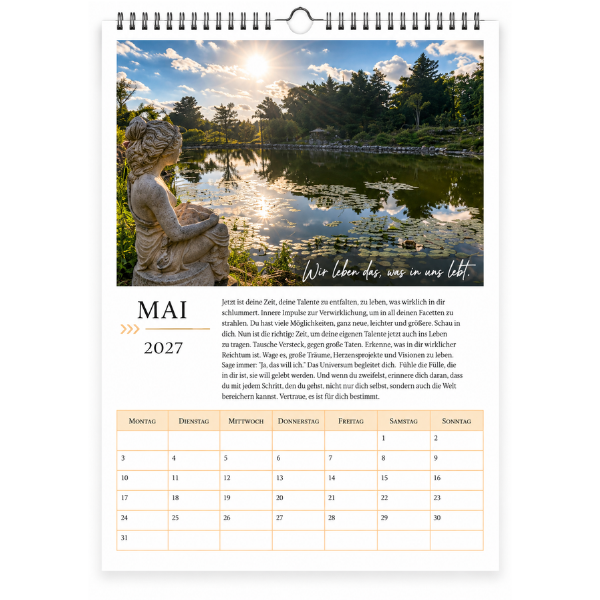 Botschaften werden in Kalender eingefügt